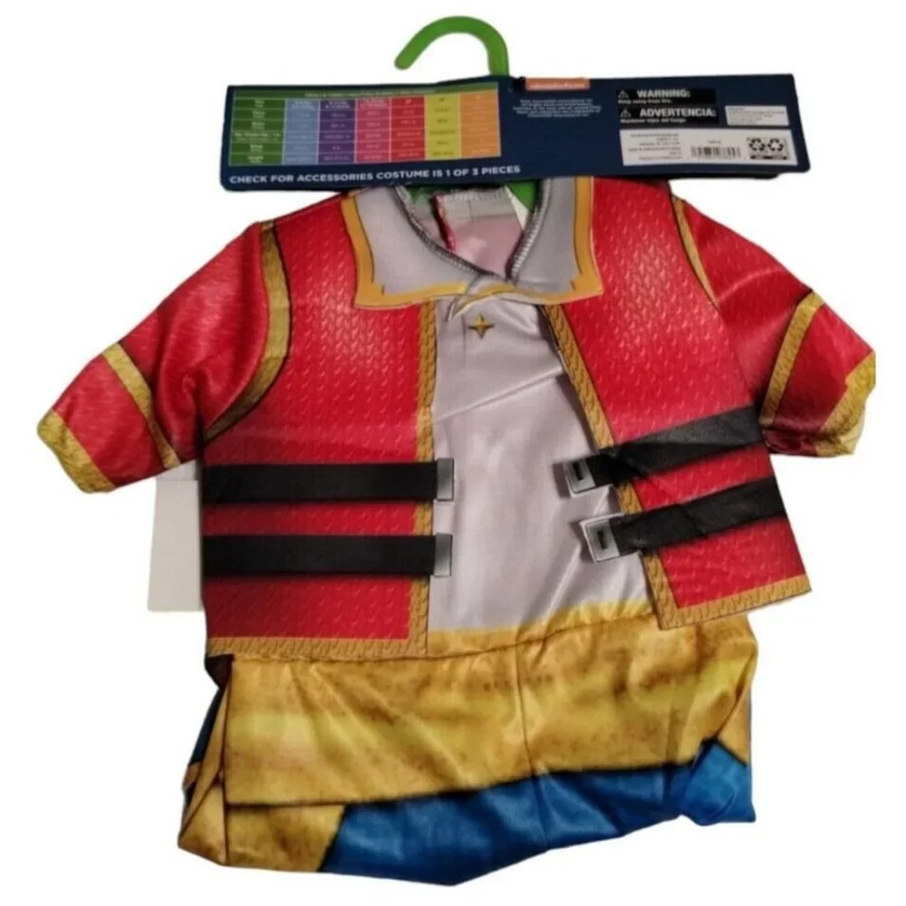 Rubies Santiago of the Seas 3 Piece Toddler Costume Size 2T New Dress Up Play